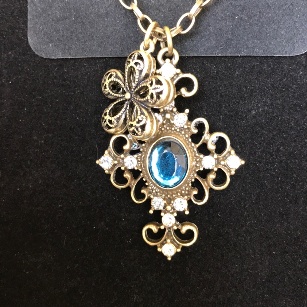 Charz Favs 18” Cross Embellished Necklace